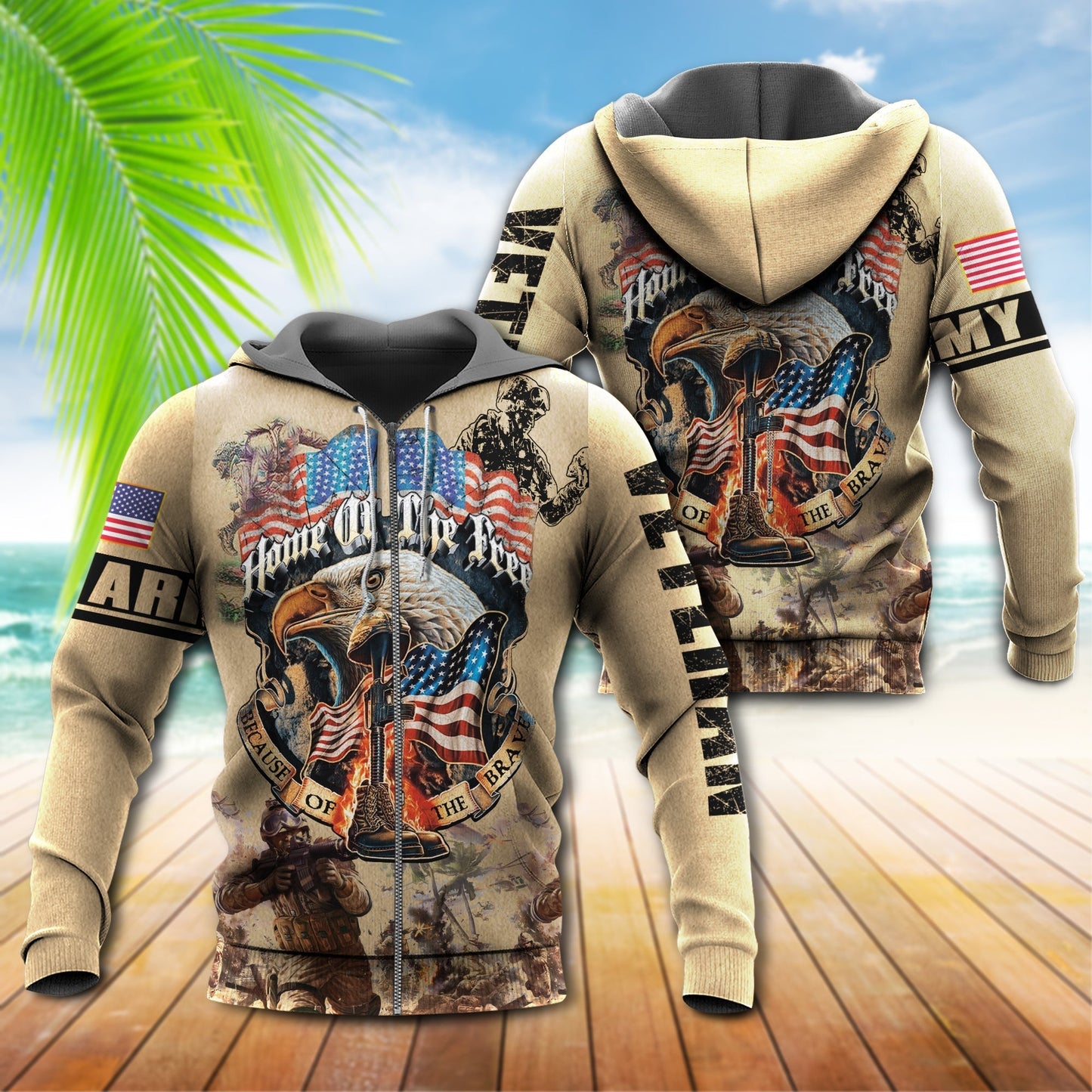 Veteran Honor Freedom Tribute Hoodie For Military Families Casual Wear And Respectful Tribute Gifting