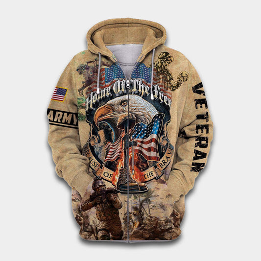 Veteran Army Remembrance Tribute Hoodie For Service Appreciation Gatherings Casual Style And Thoughtful Gifting