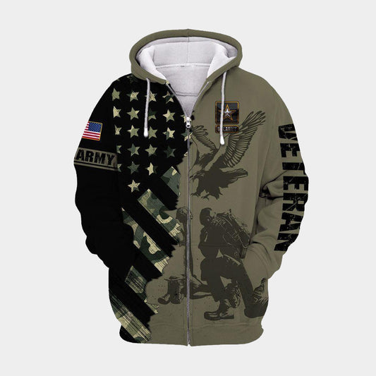Veteran Army Remembrance Tribute Hoodie For Service Appreciation Daily Wear And Thoughtful Gifts
