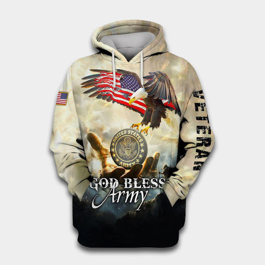 Veteran Army Remembrance Tribute Hoodie For Remembrance Events Travel Days And Comfortable Daily Outfits