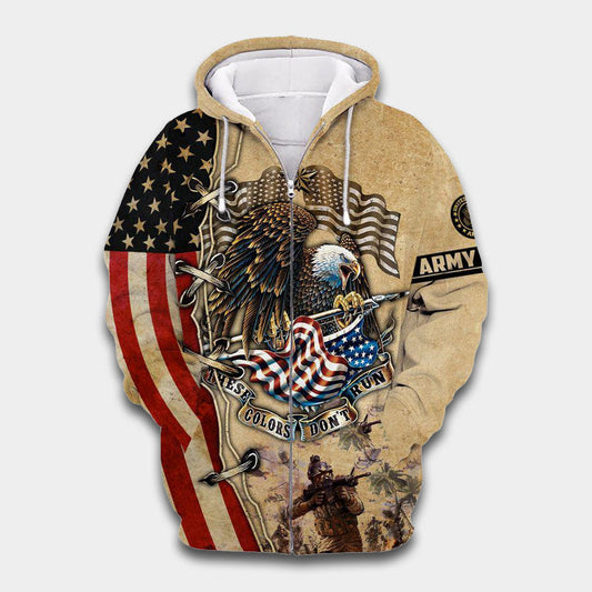 Veteran Army Remembrance Tribute Hoodie For Service Tributes Outdoor Travel And Comfortable Outfits