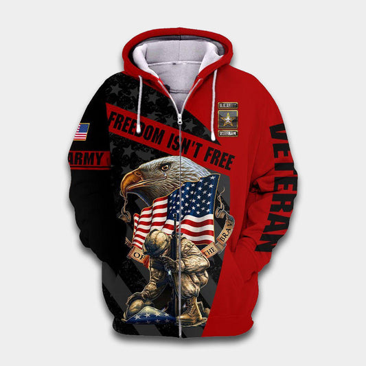 Veteran Army Remembrance Tribute Hoodie For Veteran Gatherings Outdoor Trips And Meaningful Gift Giving