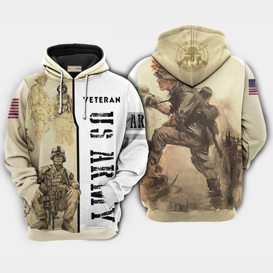 Veteran Army Special Tribute Hoodie For Service Tributes Outdoor Travel And Comfortable Outfits