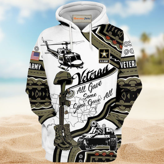 Blue Veteran Army Tribute Hoodie For Remembrance Activities Casual Layering And Travel