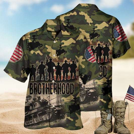 Veteran Brave Hawaiian Shirt For Beach Days, Summer Outings, And Thoughtful Gift Giving