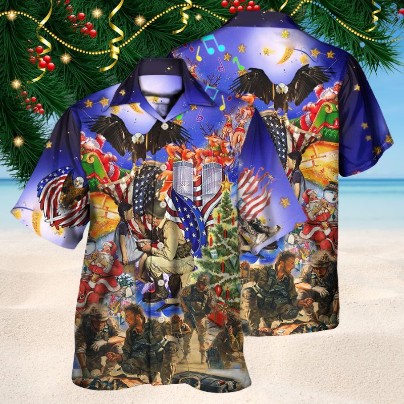 Veteran Christmas Hawaiian Shirt For Beach Days, Summer Outings, And Thoughtful Gift Giving
