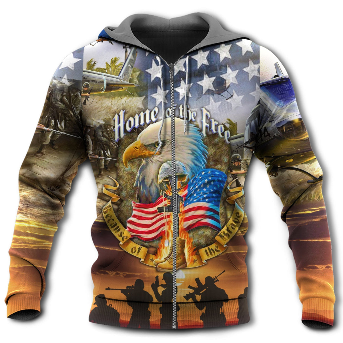 Veteran Eagle Patriotic Hoodie For Service Appreciation Daily Wear And Thoughtful Gifts