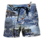 Veteran Only The Dead Have Seen The End Of War Beach Shorts For American Pride Beach Days
