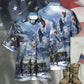 Veteran Dead Seen End War Ice Snow Hawaiian Shirt Pattern View For Relaxed Warm Weather Outfits