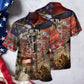 Veteran Proud Boots Hawaiian Shirt For Vacation Days And Relaxed Coastal Outings