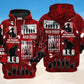 Red Veteran Friday Tribute Hoodie For Remembrance Activities Casual Layering And Travel