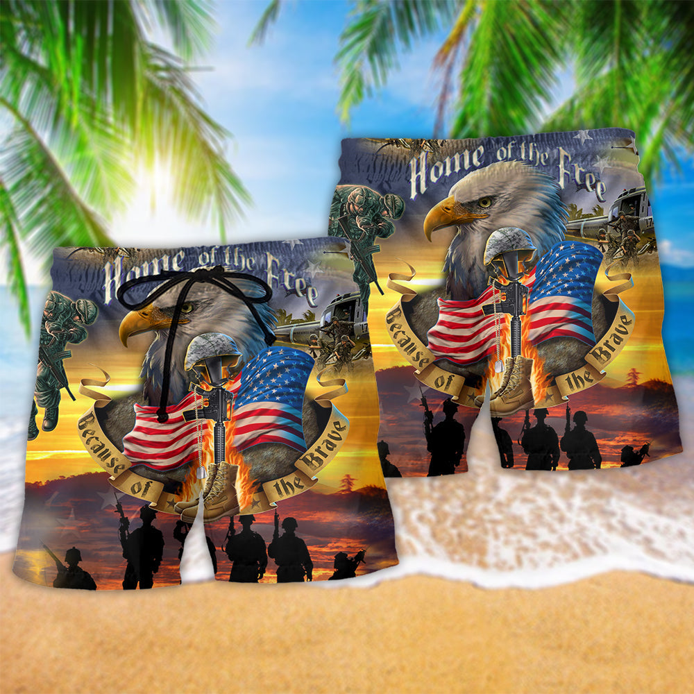 Veteran Remember The Days Classic Beach Shorts Design Detail For American Pride And Outdoor Gatherings