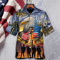 Eagle Veteran Remember Days Hawaiian Shirt Design View For Casual Summer Styling
