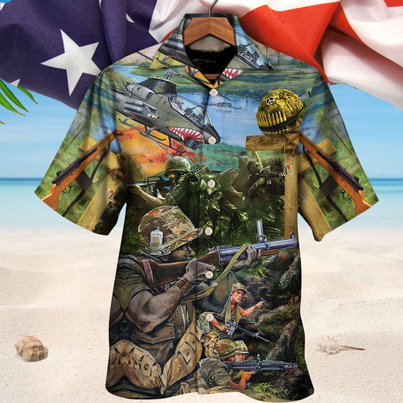 Veteran Respect Honor Gratitude Hawaiian Shirt For Summer Vacation, Beach Travel, And Casual Wear