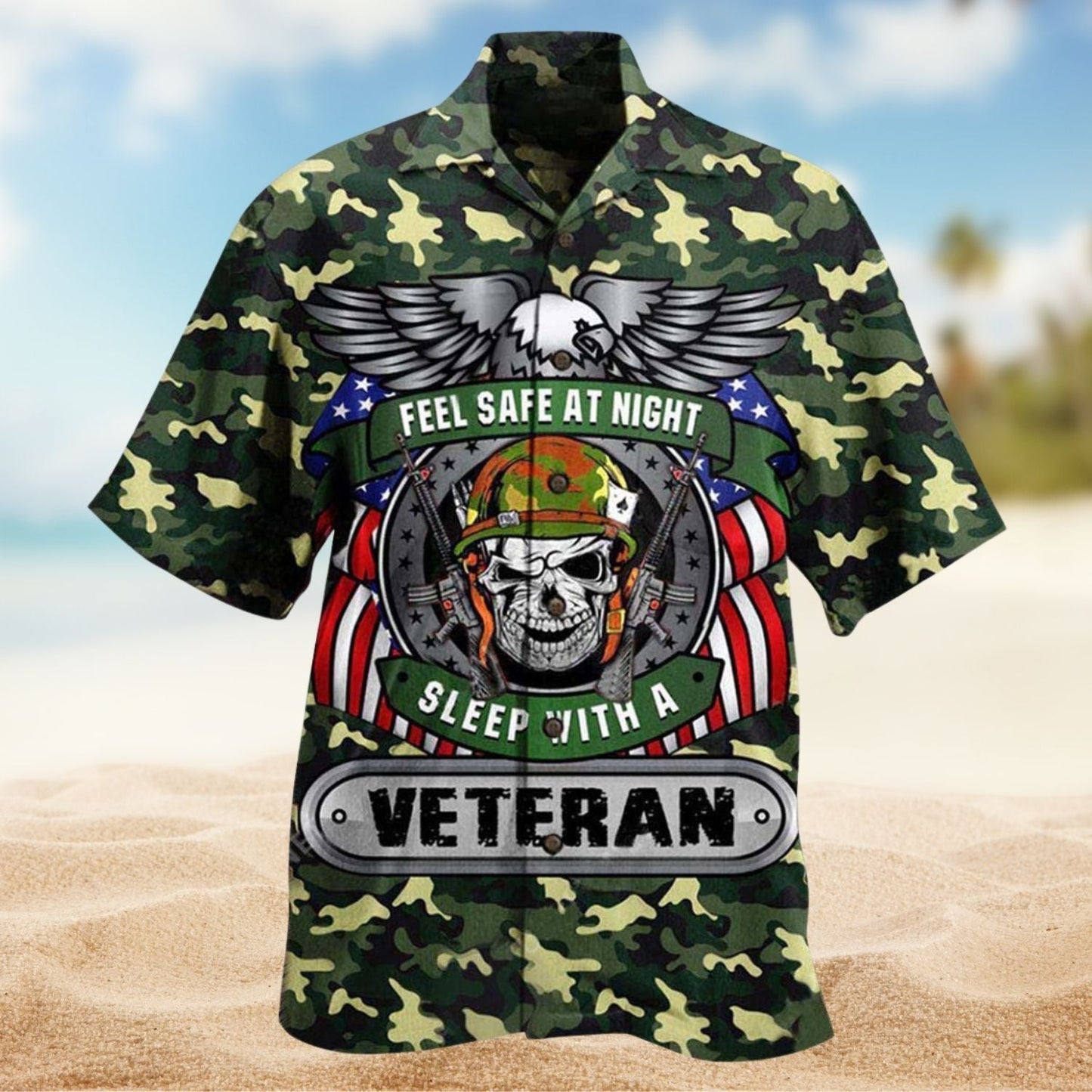 Veteran Sleep Hawaiian Shirt For Heritage Inspired Events, Beach Travel, And Thoughtful Gifting