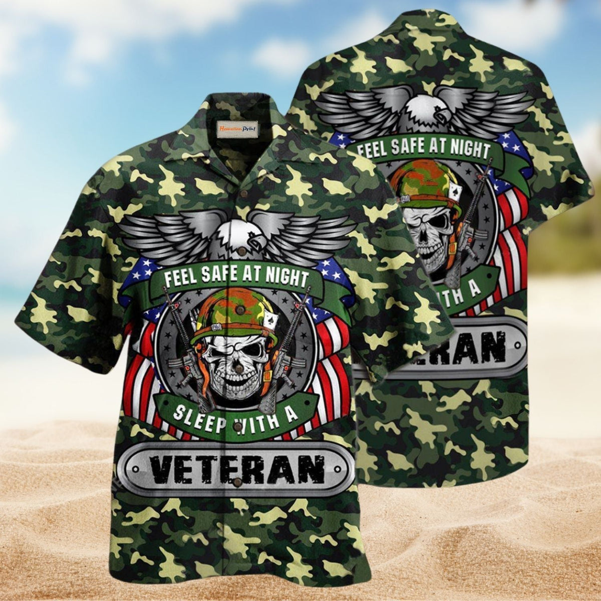 Veteran Sleep Hawaiian Shirt For Heritage Inspired Events, Beach Travel, And Thoughtful Gifting