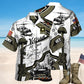 Veteran Army Hawaiian Shirt For Summer Celebrations, Resort Days, And Relaxed Everyday Wear
