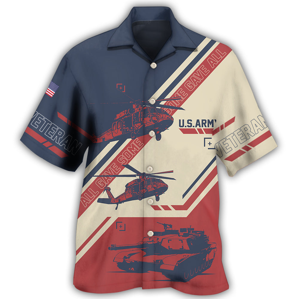 Helicopter Veteran US Army Gave Hawaiian Shirt Design Detail For Beach Days And Holiday Travel