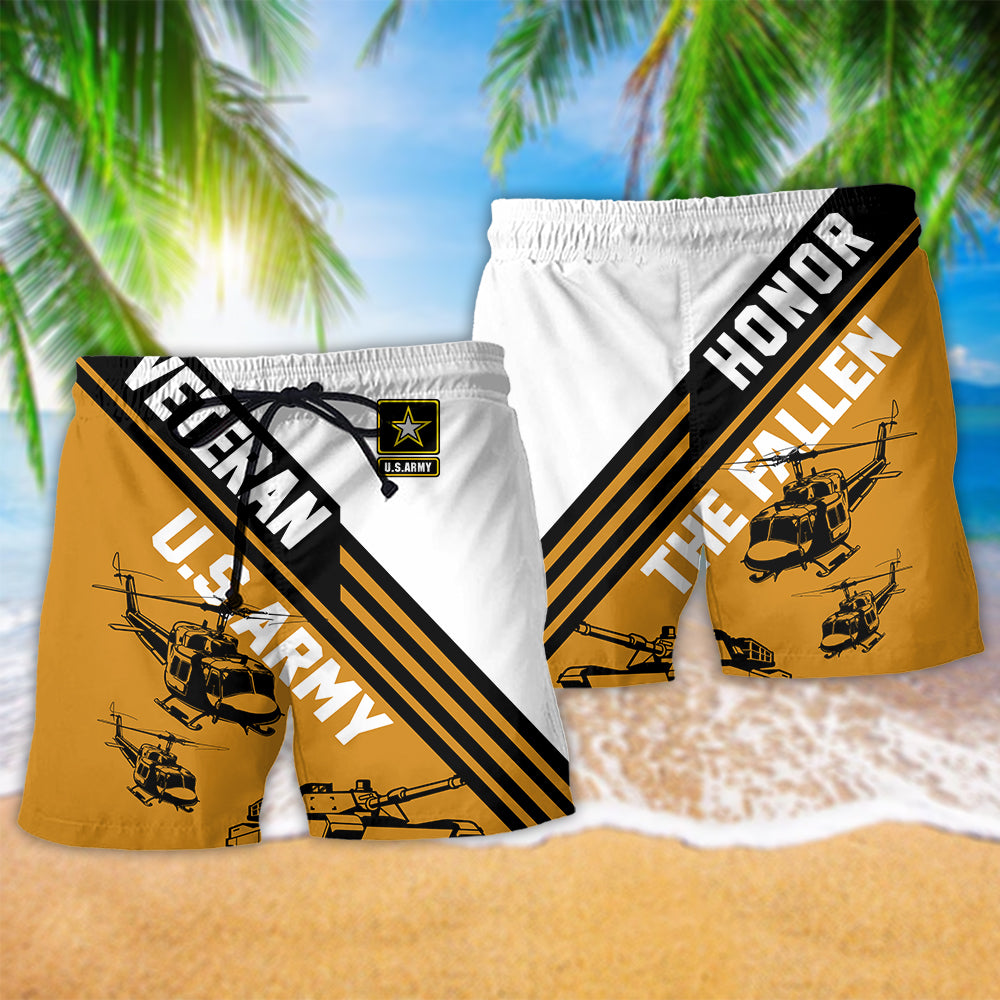 Veteran Memorial Tribute Beach Shorts Pattern Detail For Summer Adventures And Memorable Gift Ideas