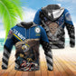 Veteran Navy Eagle Skull Hoodie For Veteran Gatherings Outdoor Trips And Meaningful Gift Giving
