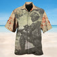 Veteran Freedom Tribute Hawaiian Shirt For Coastal Travel, Casual Events, And Comfortable Summer Wear