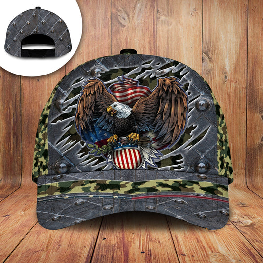 Veteran Eagle Classic Cap For Beach Vacations Outdoor Trips And Everyday Comfort