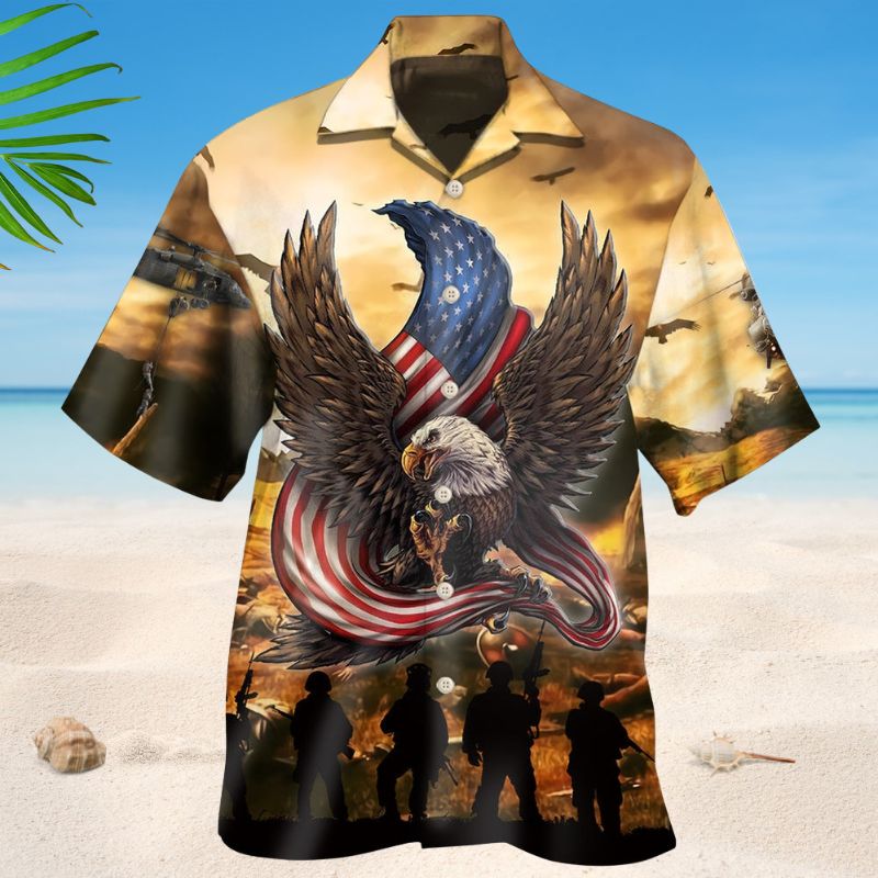 Veteran Honor Fallen Hawaiian Shirt For Coastal Travel, Casual Events, And Comfortable Summer Wear