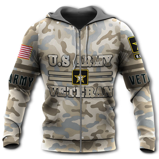 Veteran Military Service Patriotic Pattern Hoodie For Military Families Casual Wear And Respectful Tribute Gifting