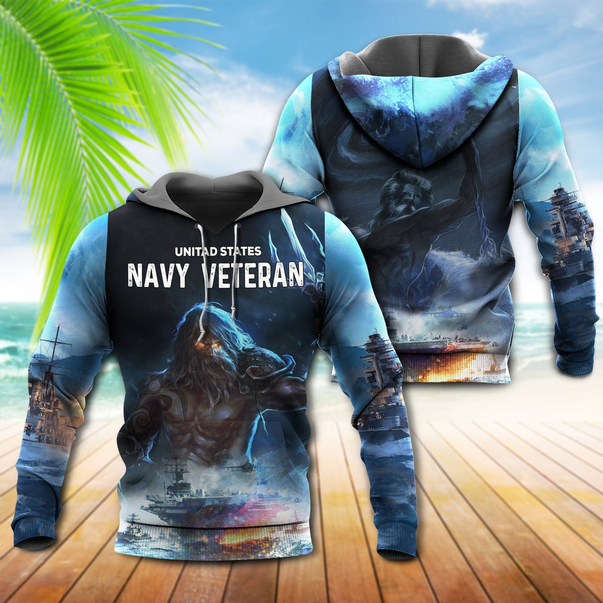Veteran Military Service Pride Hoodie For Veteran Tribute Events Travel And Respectful Everyday Wear