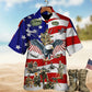 Veterans Creative Pattern Hawaiian Shirt For Tropical Holidays, Outdoor Gatherings, And Everyday Comfort