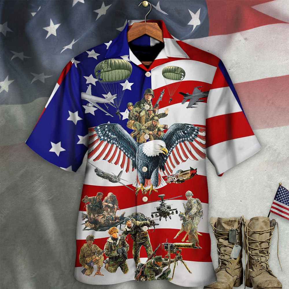 Veteran Remember Flag Background Hawaiian Shirt Design View For Resort Travel And Thoughtful Gifting