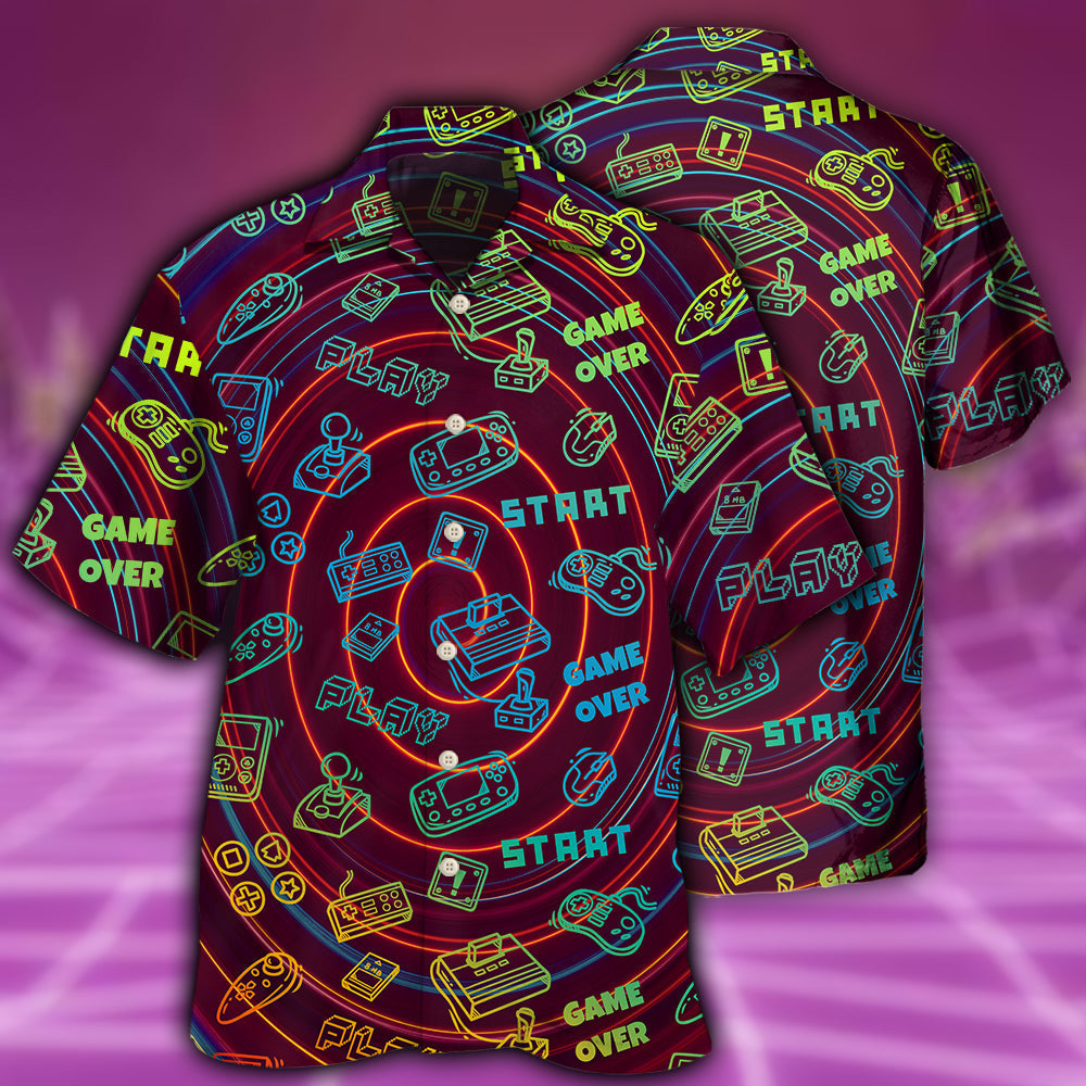 Game Start Hawaiian Shirt For Resort Trips, Coastal Parties, And Warm Weather Style