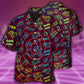 Retro Gaming Hawaiian Shirt With All Over Print For Beach Getaways Resort Outings And Thoughtful Gifting