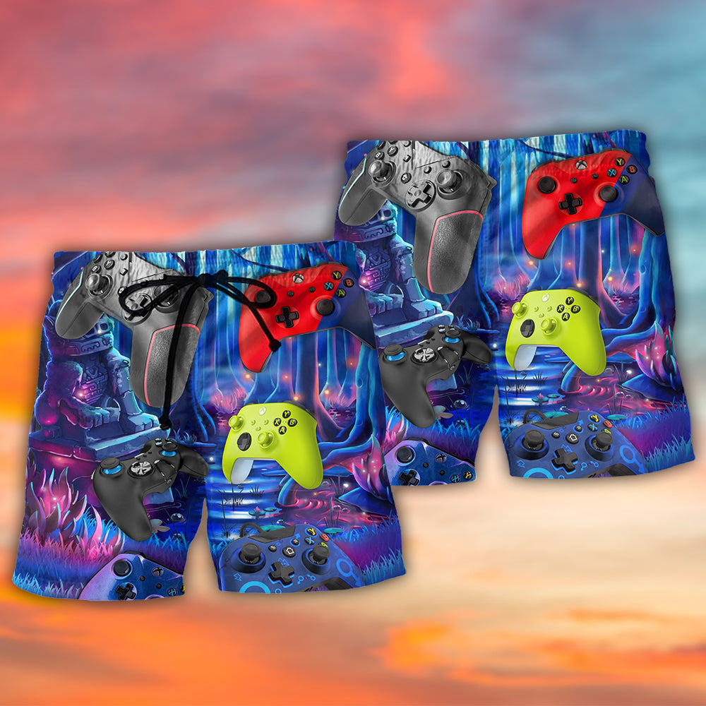 Video Games Play It Everyday Beach Shorts For Warm Weather Travel And Everyday Comfort