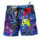 Video Games Play It Everyday Beach Shorts Pattern Detail For Sunny Outdoor Activities