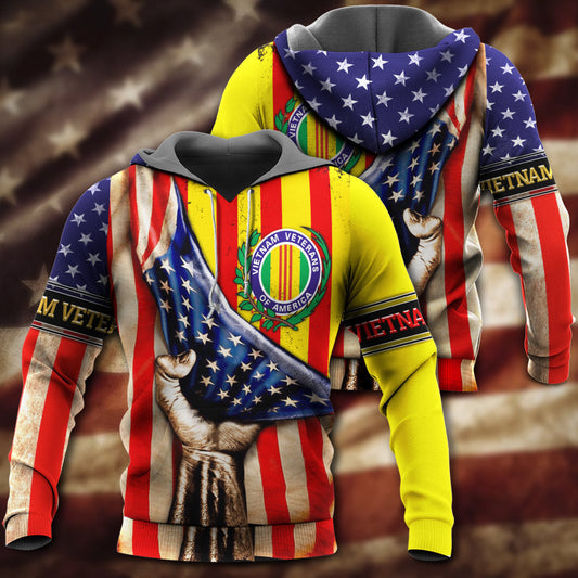 Vietnam Veteran Tribute Hoodie For Military Heritage Events Everyday Wear And Gifting