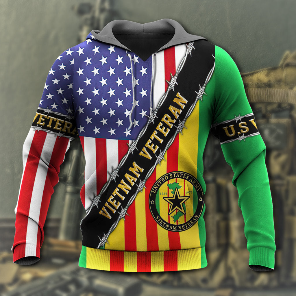 Vietnam Veteran Tribute Hoodie For Service Tributes Outdoor Travel And Comfortable Outfits
