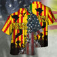 Veteran Vietnam Freedom Flag Hawaiian Shirt Design Detail For Beach Days And Holiday Travel