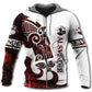 Red White Viking Sun Horse Legend Hoodie For Country Outings Travel Days And Relaxed Streetwear
