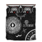 Viking Baldur Norse Mythology Tattoo Bedding Cover For Norse Bedroom Decor