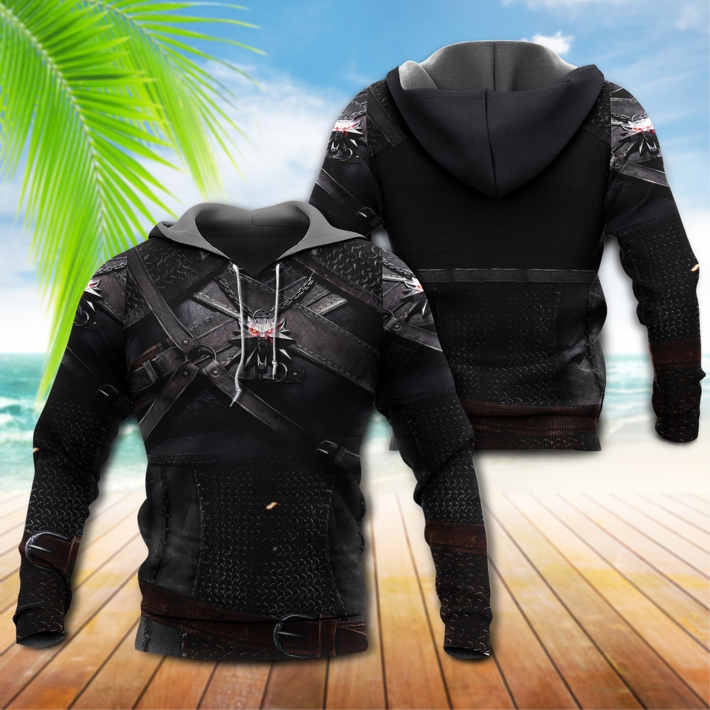 Dark Viking Blood Modern Hoodie For Norse Inspired Streetwear Outdoor Travel And Bold Everyday Style