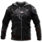 Dark Viking Blood Modern Hoodie For Norse Inspired Streetwear Outdoor Travel And Bold Everyday Style
