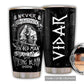 Viking Blood Old Man With Black Personalized 20 Oz Tumbler For Coffee Travel And Daily Drinks