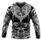 Classic Viking Warrior Hoodie For Norse Inspired Streetwear Outdoor Travel And Bold Everyday Style