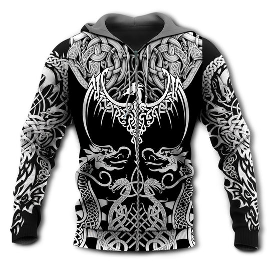 Classic Viking Warrior Hoodie For Norse Inspired Streetwear Outdoor Travel And Bold Everyday Style