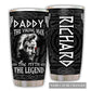 Viking Daddy The Legend Personalized 20 Oz Tumbler For Coffee Travel And Daily Drinks