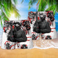Viking Dare Fight Knight Beach Shorts Pattern Detail For Island Trips And Comfortable Daily Wear