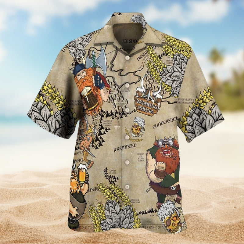 Beach Shady Hawaiian Shirt Tropical Styling View For Beach Days