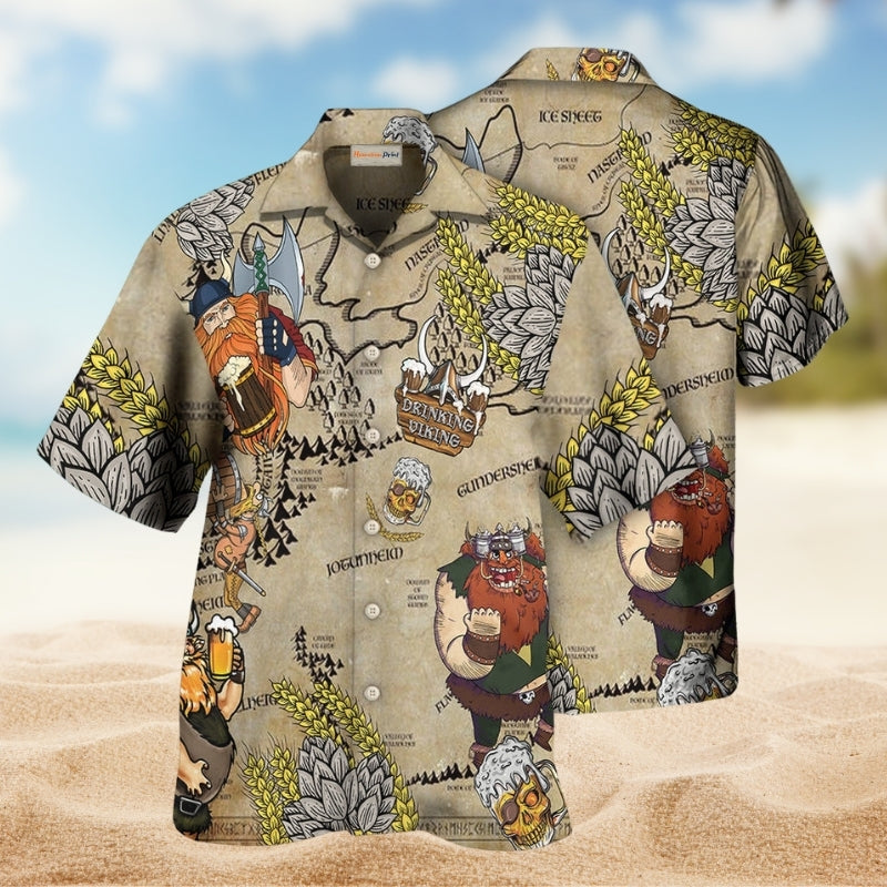 Beach Shady Hawaiian Shirt Graphic Artwork Detail For Tropical Vacations