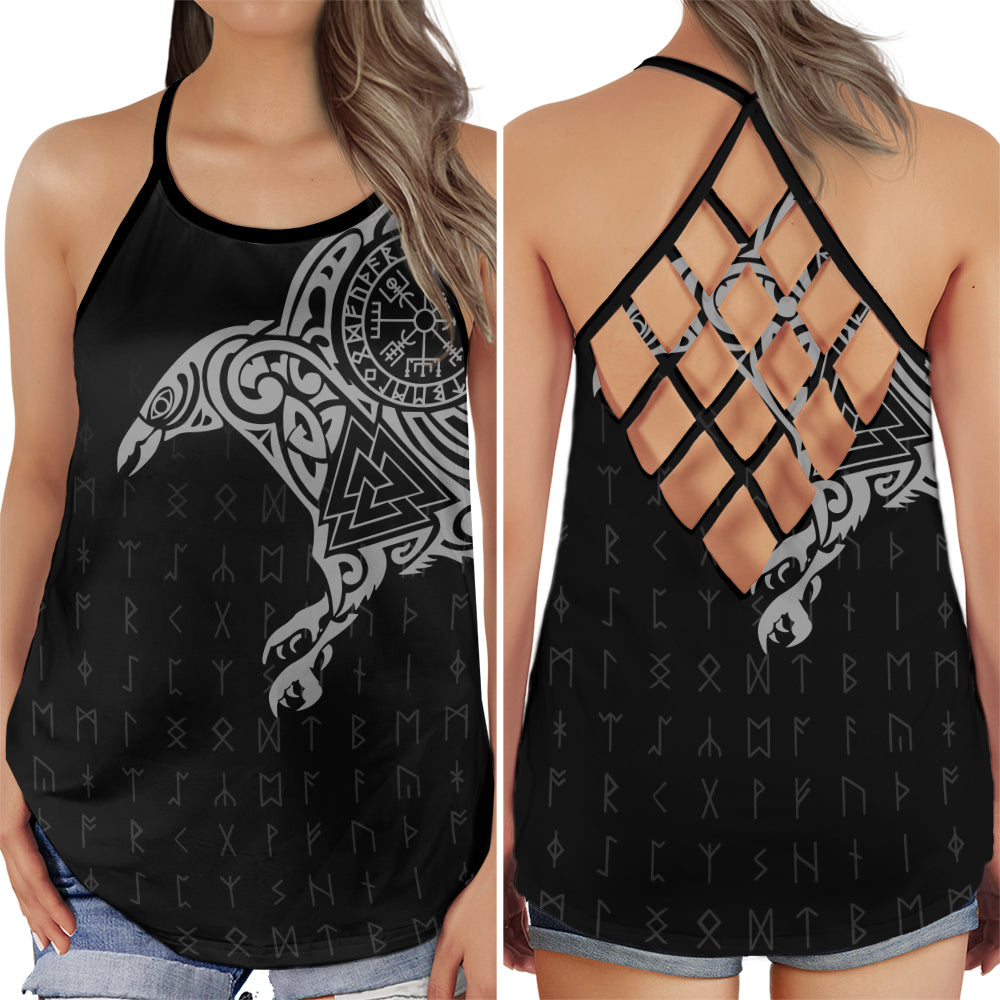 Viking Eagle Power Warrior Spirit Hollow Tank Top For Workouts Festivals And Bold Style